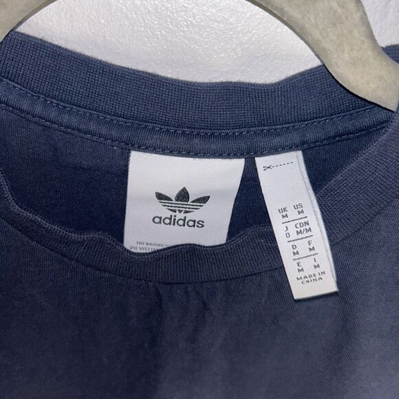 adidas originals Ripple Tee Colorblock Printing Sports Men sz Medium - Picture 5 of 6